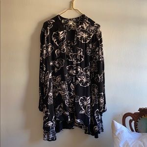 Free People Floral Tunic